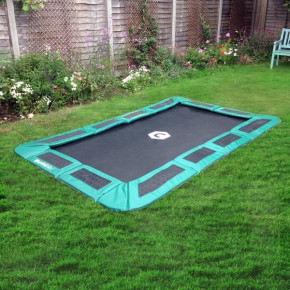 10ft by 6ft rectangular in-ground trampoline