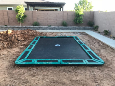 New in-ground trampoline installation company AZ