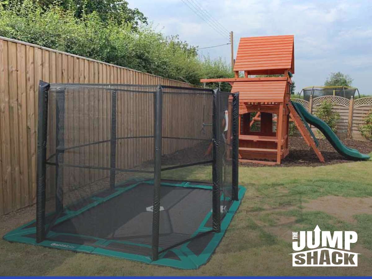 An In-Ground Trampoline Into a Landscape