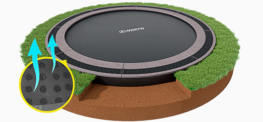 Airflow TDU Systems In Kids’ In-Ground Trampolines In New Jersey